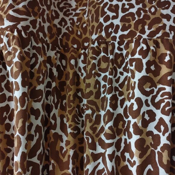 Lilly Pulitzer Women's Leopard Print Halter Top Chain Strap Size S Sleeveless - Picture 2 of 8